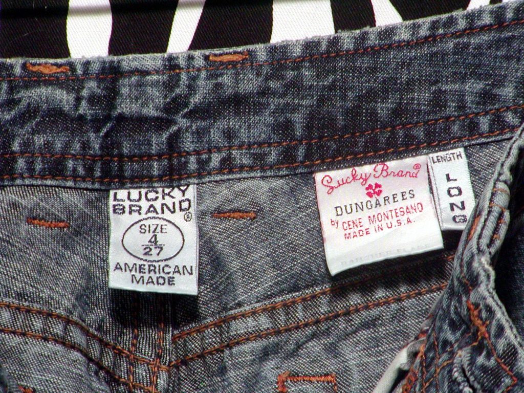 vintage graphic jeans